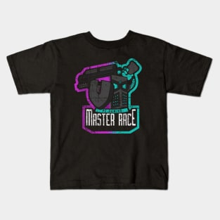 PC Gaming Master Race- Battleworn Kids T-Shirt